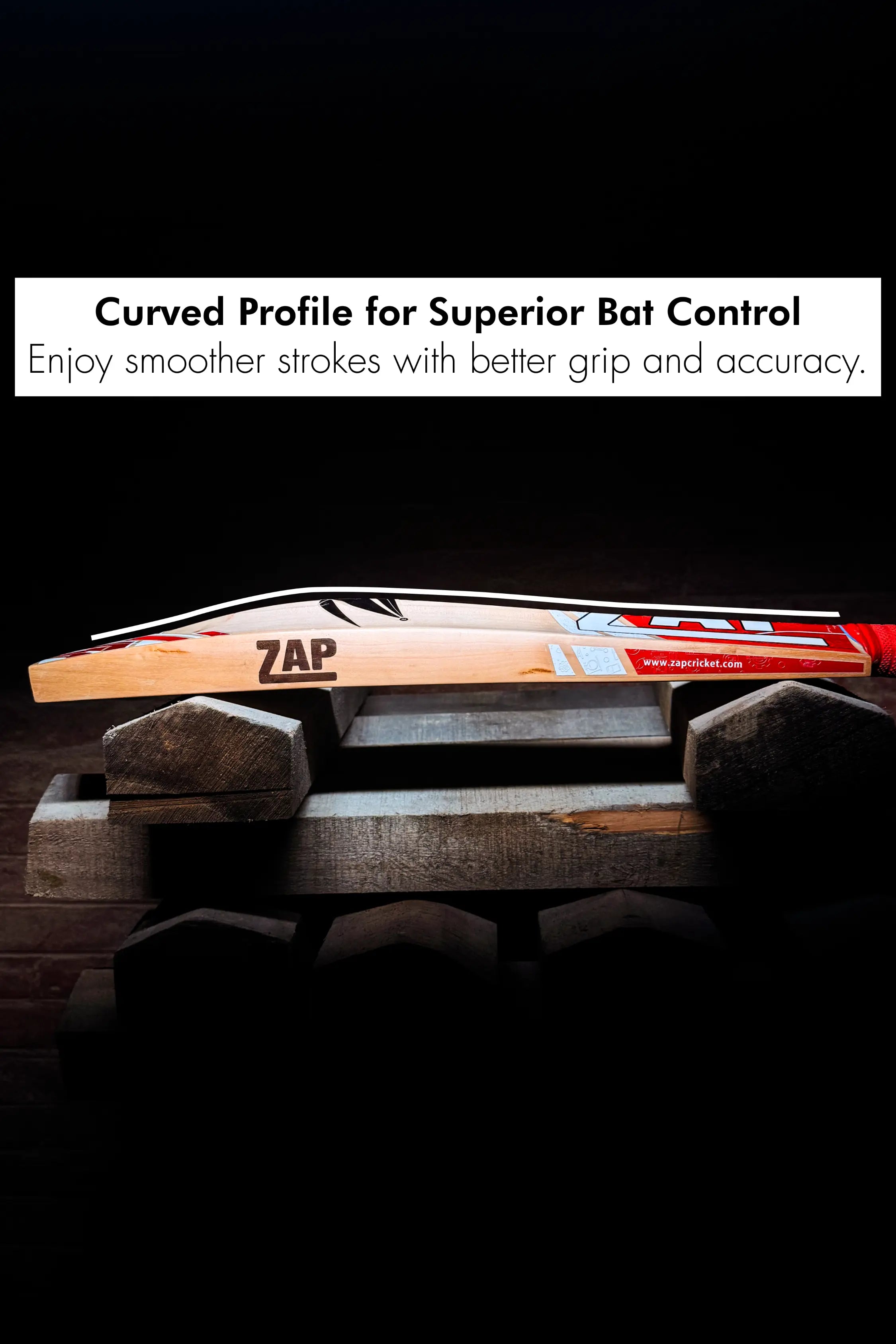 ZAP Classic Sixer English Willow Bat