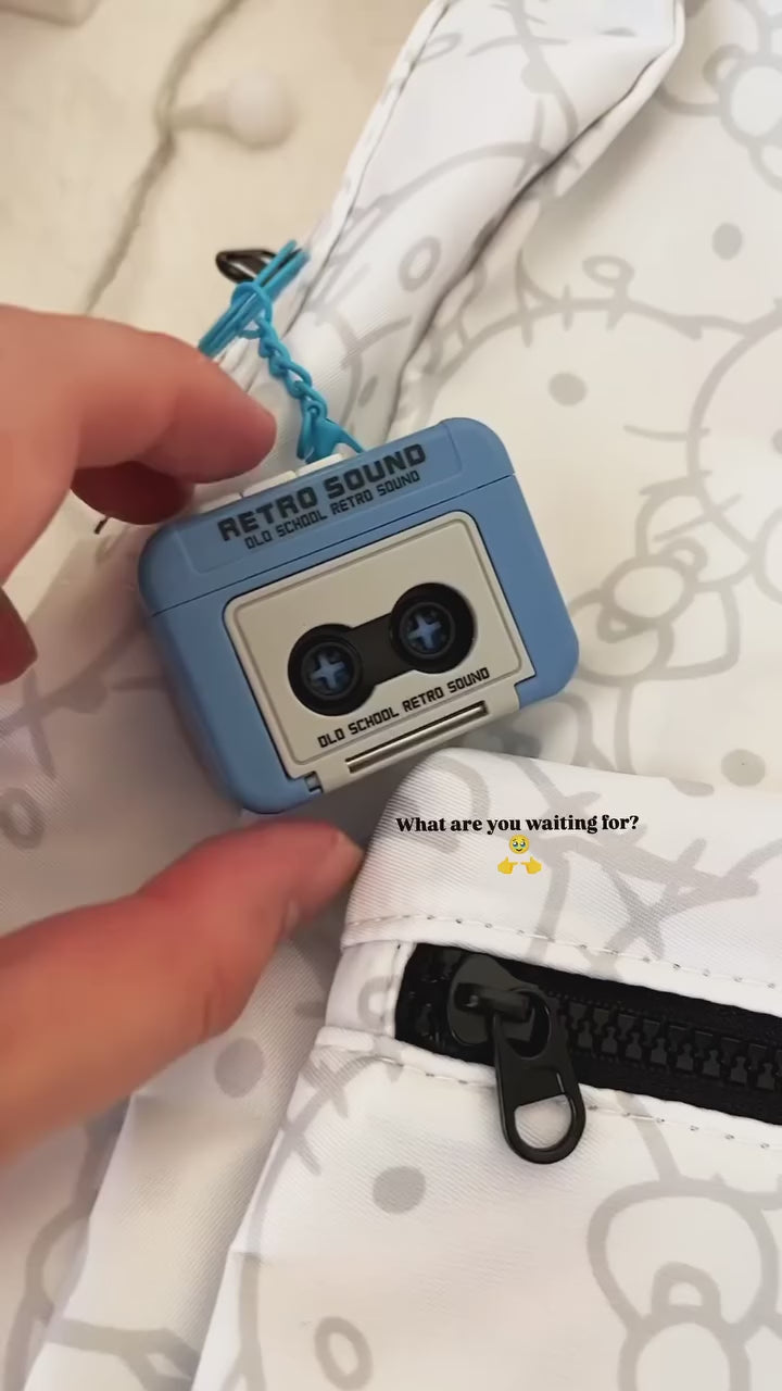 Mini voice recorder keychain