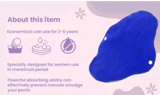 Re usable cotton sanitary napkin