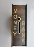 Wooden money bank